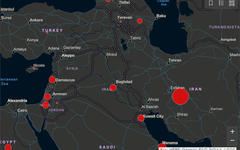 Extracto de Mapa de casos globales de la Universidad John Hopkins (EEUU)  |  Marzo 11, 2020