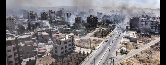 Imagen de archivo de los ataques contra Sweida en julio de 2025 (Foto: Moawia Atrash / DPA)