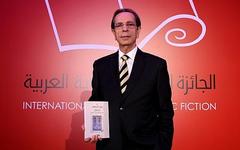 Rabai Al Madhun en la premiación. 