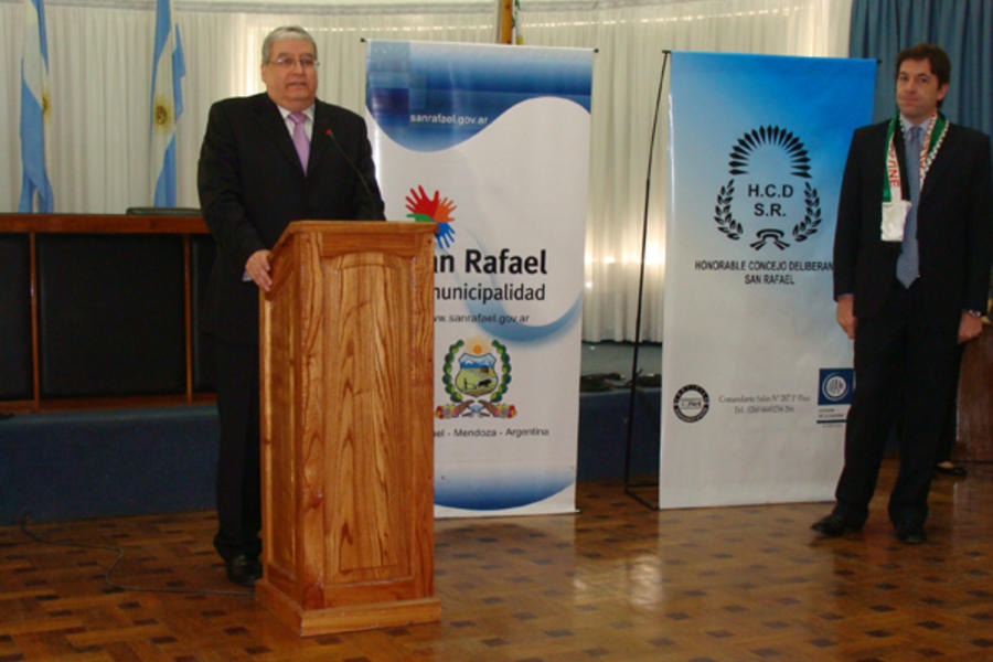 Disertación del Embajador de Palestina