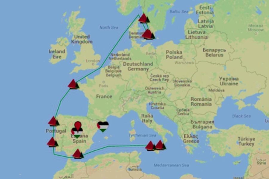 Seguimiento de la III Flotilla de la Libertad. 19 de junio, 2015