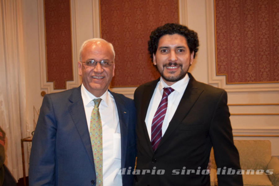 Jodor Jalit entrevistando al Dr. Erekat