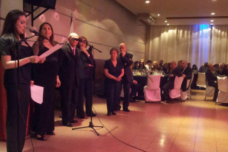 Homenaje a los dos socios fundadores Salim Sauan y Salvador Crer