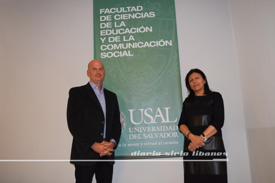 Andrés Repetto junto a Alicia Daher