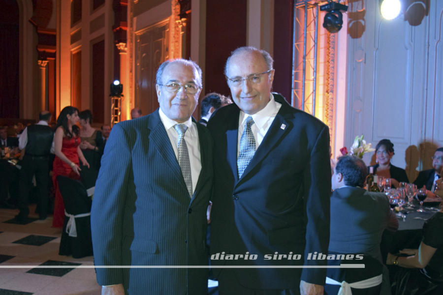 Presidente de la SSL, Alberto Asfoura junto al Director de DSL, Yaoudat Brahim.