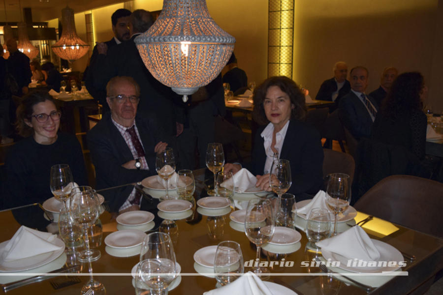 Cena en la sede Recoleta del CSLBA: Autoridades de la Universidad Torcuato Di Tella (UTDT).