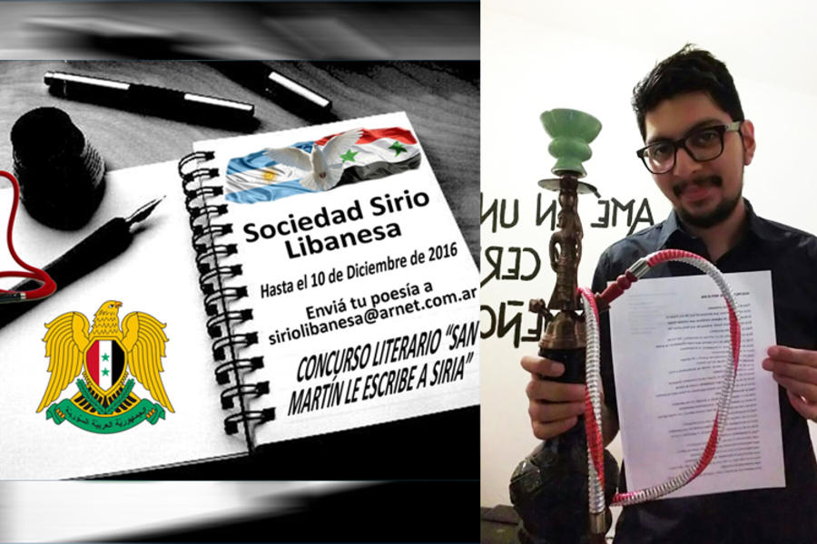Mario Flores, poeta ganador del concurso.