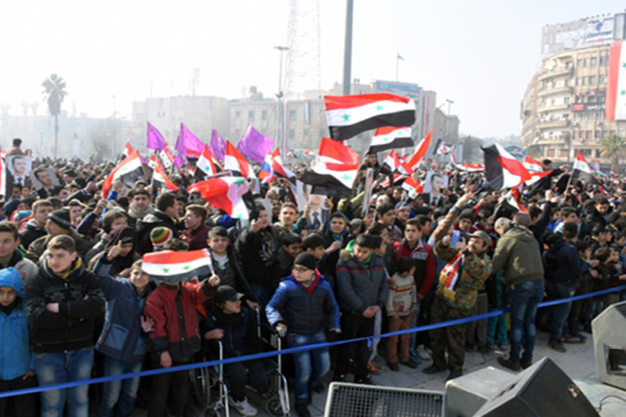 Carta de lealtad logra sus 10 Km. de longitud en Alepo - Enero 19, 2017.