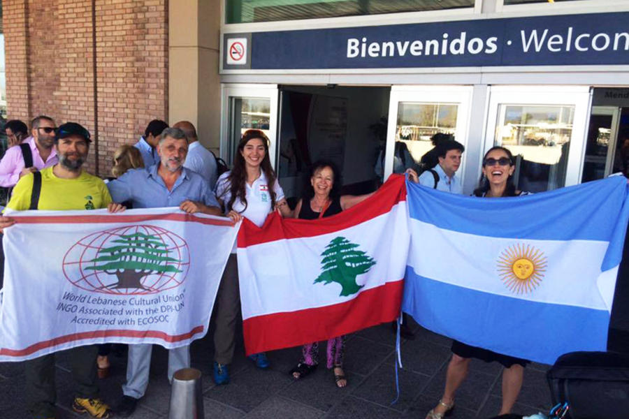 Llegada al Aeropuerto de Mendoza.