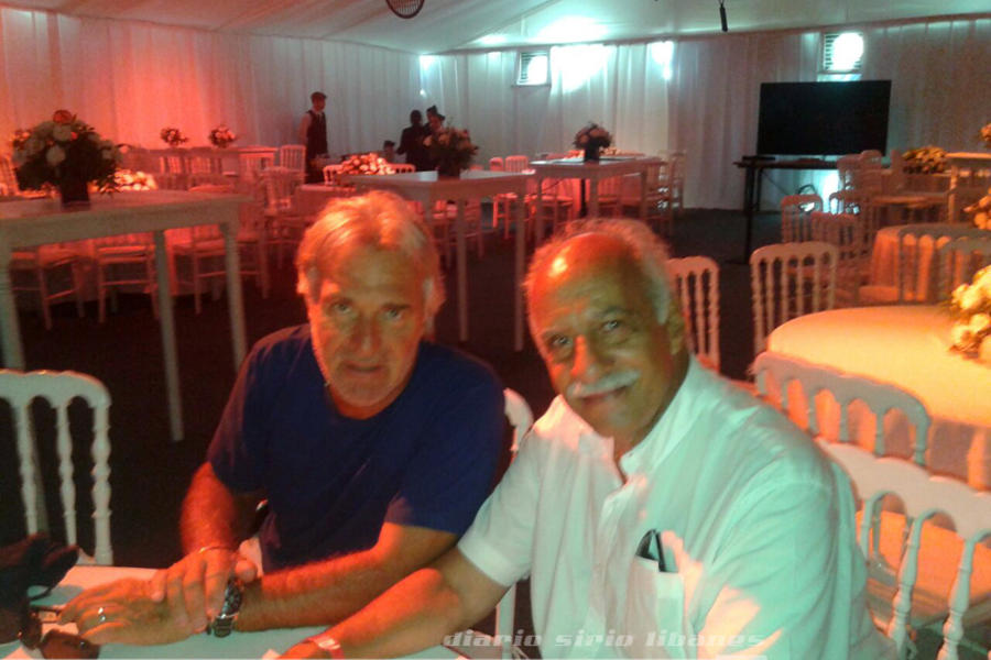 Adib Attie junto a Ricardo Cano.