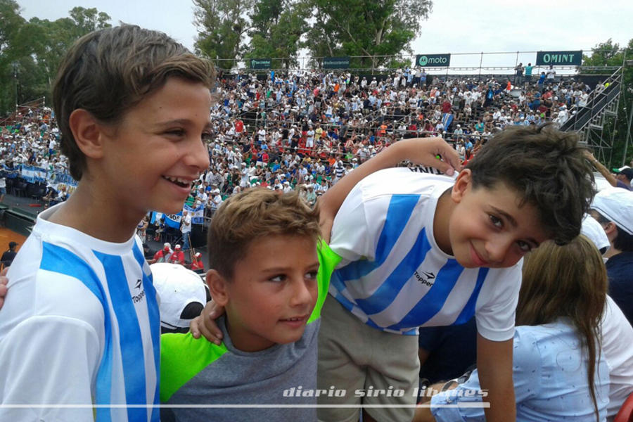 Los pequeños del Club también disfrutaron del tenis profesional e internacional.