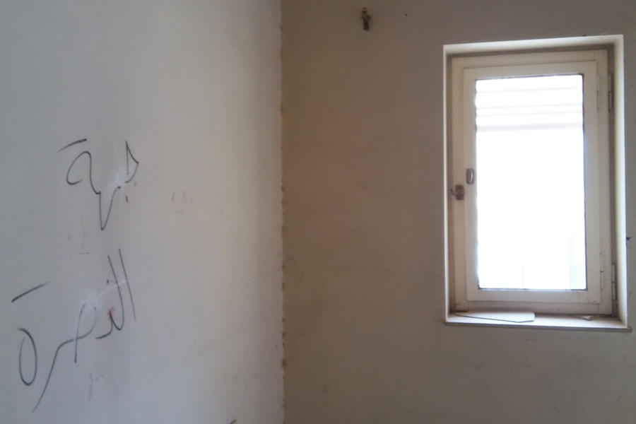 En el Monasterio de Santa Tecla aún es posible ver la huella de Jabhat al Nusra, la franquicia de Al Qaeda en Siria que ocupó Maalula entre 2013 y 2014 (Foto Pablo Sapag M.)