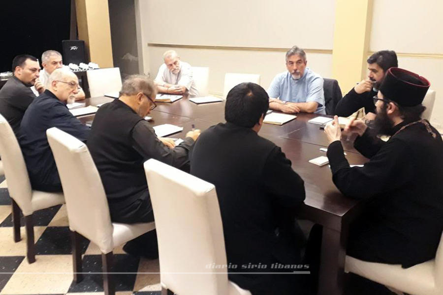 Reunión de Monseñor con el cuerpo clerical