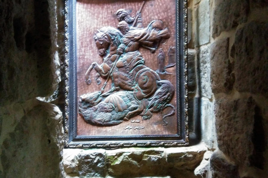 La tradición dice que en las catacumbas de la iglesia antigua del Monasterio de San Jorge, los fieles se escondían de los cruzados bajo la protección de Mar Giorgius (Foto: Pablo Sapag M.)