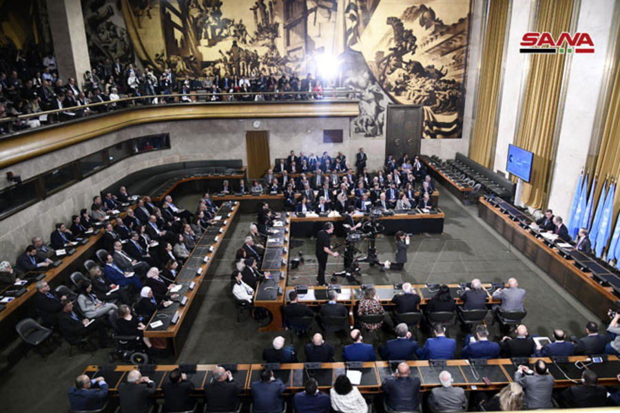 Sesión de apertura del Comité Constitucional Sirio. Ginebra |  Octubre 30, 2019