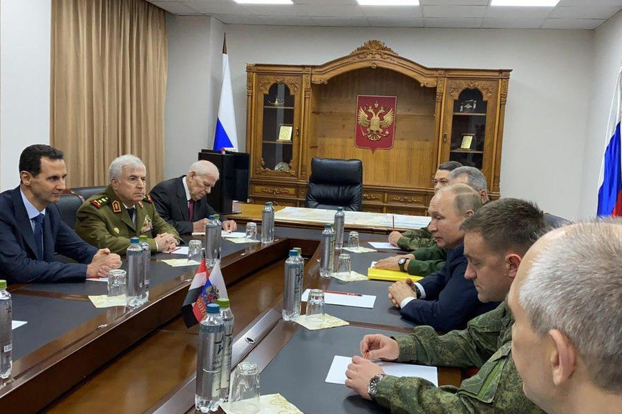 Reunión abierta entre presidentes Asad y Putin |  Damasco, Enero 7, 2020 