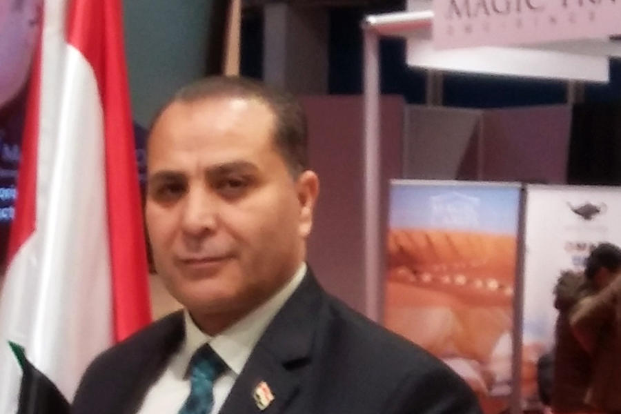 El viceministro de Turismo de Siria, Ingeniero Ghiath Al-Farrah (Foto: Pablo Sapag M.)