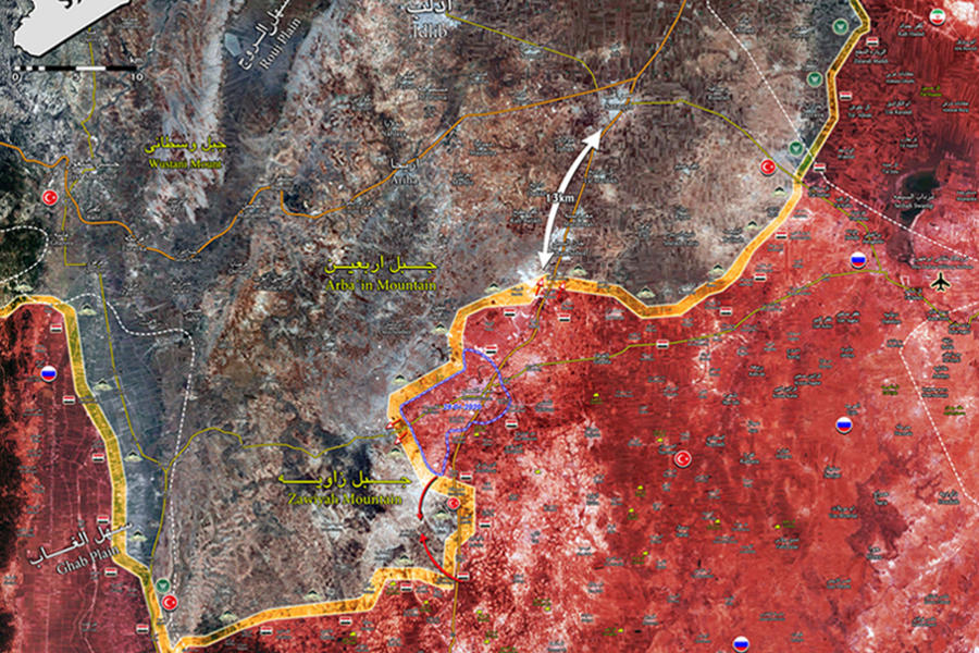 Liberación de Ma'arat al-Nu'man | Enero 28,2020 (Mapa ISWN)