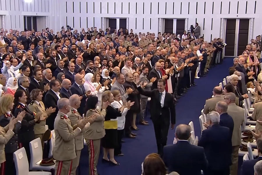 Juramento Constitucional del presidente Bashar al-Asad | Damasco, Julio 17, 2021 (Foto: Presidencia Siria)