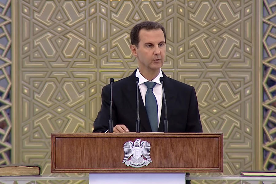 Juramento Constitucional del presidente Bashar al-Asad | Damasco, Julio 17, 2021 (Foto: Presidencia Siria)