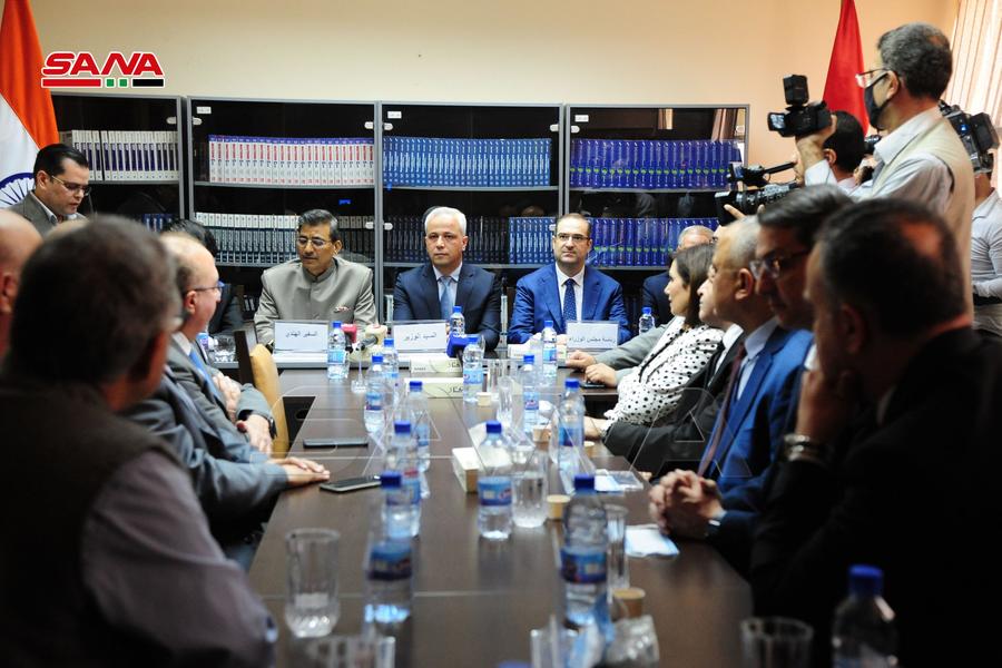 Reapertura del Centro Sirio-Indio de Nueva Generación para la Excelencia en T.I. | Damasco, octubre 20, 2021 (Foto: SANA)