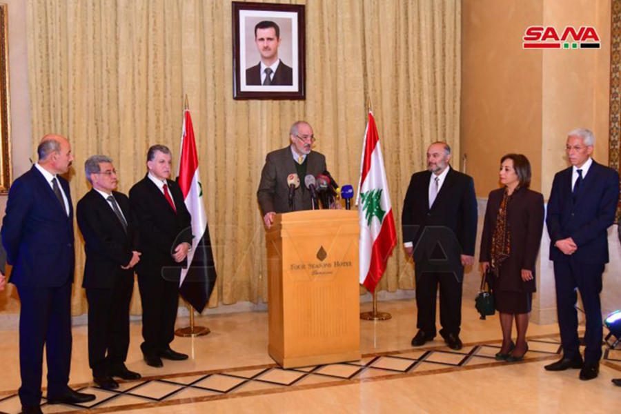 El Embajador Zakhiya recibe la Orden del Mérito (Foto: SANA)