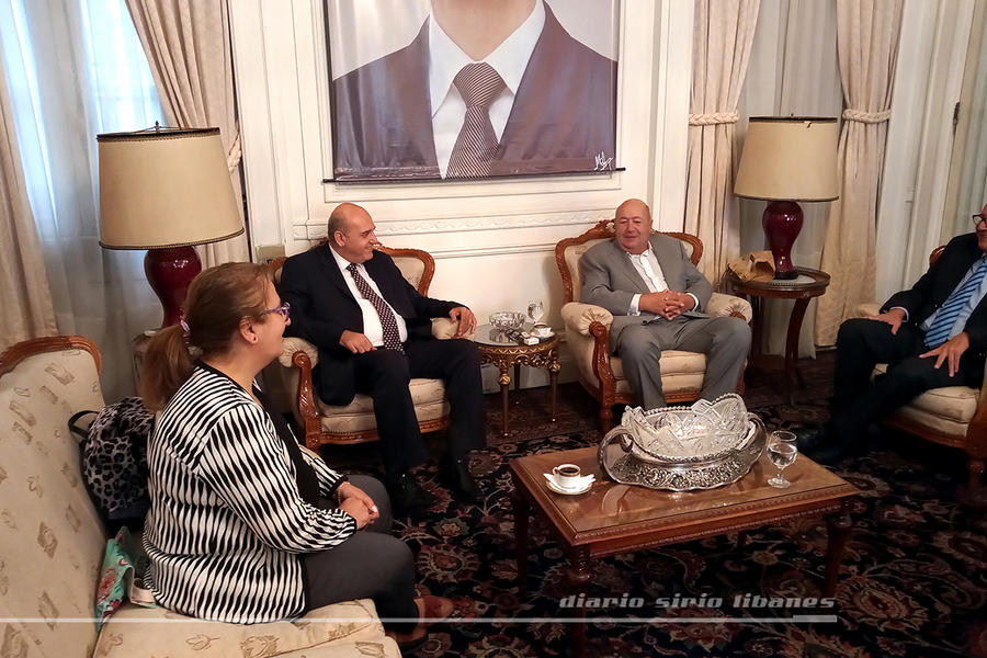 Encuentro de directivos con el Sr. Embajador de Siria | Marzo 18, 2022 (Foto: Diario Sirio Libanés)