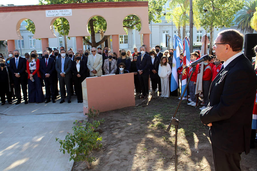 Acto por el 76º Aniversario de la Independencia de Siria en Santiago del Estero | Abril 18, 2022 (Foto: SSL)