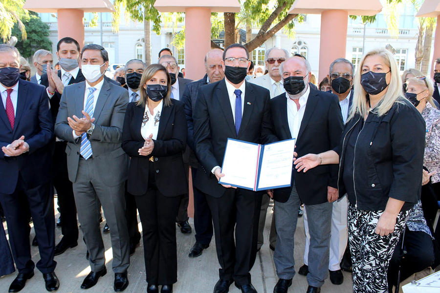 Acto por el 76º Aniversario de la Independencia de Siria en Santiago del Estero | Abril 18, 2022 (Foto: SSL)