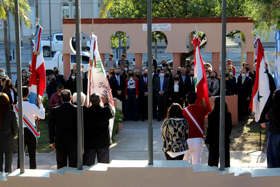 Acto por el 76º Aniversario de la Independencia de Siria en Santiago del Estero | Abril 18, 2022 (Foto: SSL)