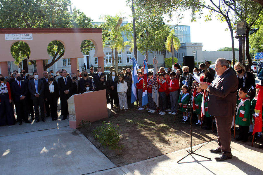 Acto por el 76º Aniversario de la Independencia de Siria en Santiago del Estero | Abril 18, 2022 (Foto: SSL)