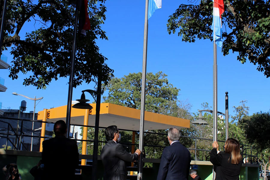 Acto por el 76º Aniversario de la Independencia de Siria en Santiago del Estero | Abril 18, 2022 (Foto: SSL)