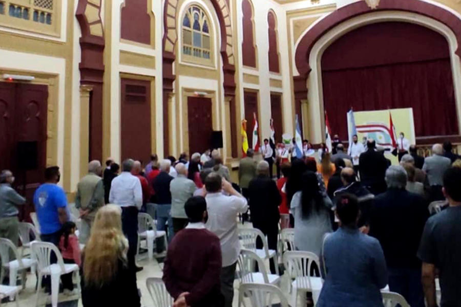 Acto por el 76º Aniversario de la Independencia de Siria en Tucumán | Abril 18, 2022 (Foto: SSL)