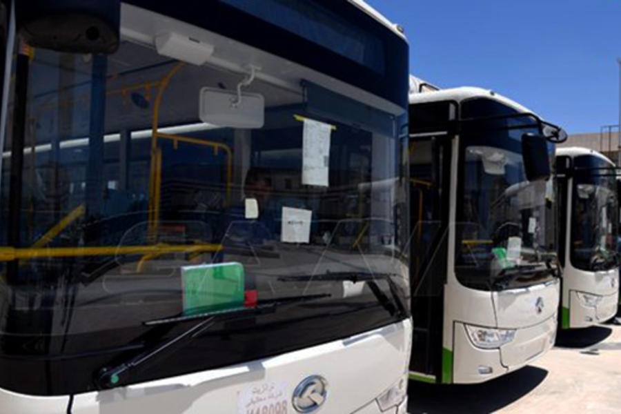 Siria recibe cien autobuses ofrecidos por China (Imagen: Video reporte SANA)