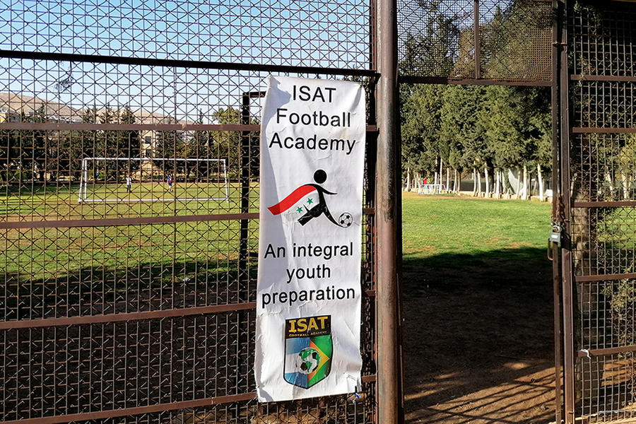 Las instalaciones que acogen buena parte de la actividad rugbística en Siria ya tienen experiencia de colaboración con instituciones sudamericanas (Foto: Pablo Sapag M.)
