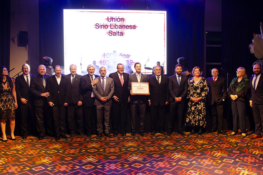 Cena de Gala celebrando el centenario de la Unión Sirio Libanesa de Salta | Julio 23, 2022 (Foto: USL Salta)