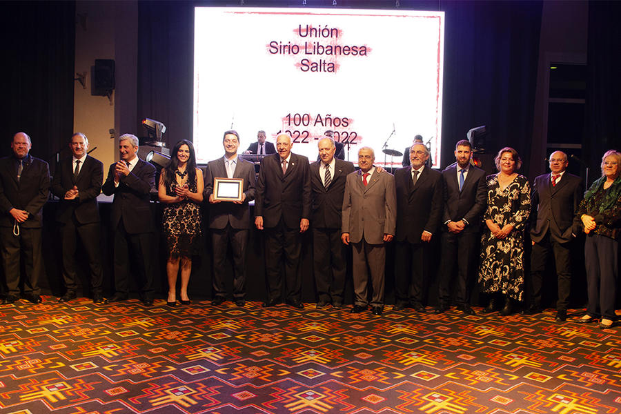 Cena de Gala celebrando el centenario de la Unión Sirio Libanesa de Salta | Julio 23, 2022 (Foto: USL Salta)