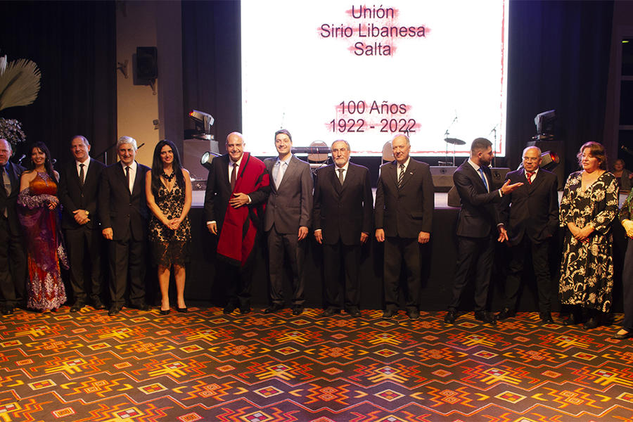 Cena de Gala celebrando el centenario de la Unión Sirio Libanesa de Salta | Julio 23, 2022 (Foto: USL Salta)