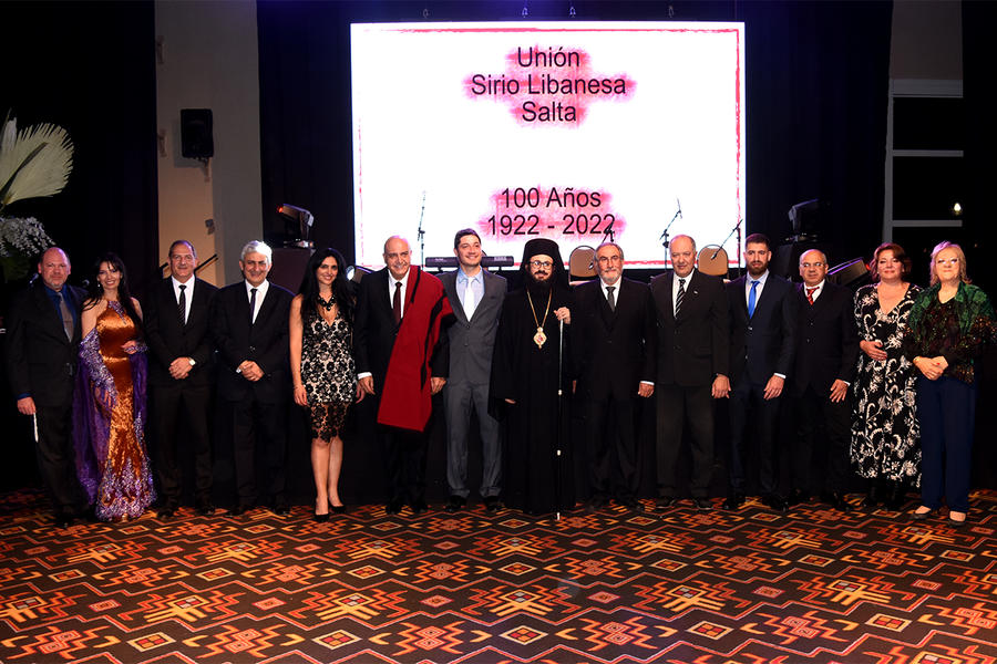 Cena de Gala celebrando el centenario de la Unión Sirio Libanesa de Salta | Julio 23, 2022 (Foto: USL Salta)