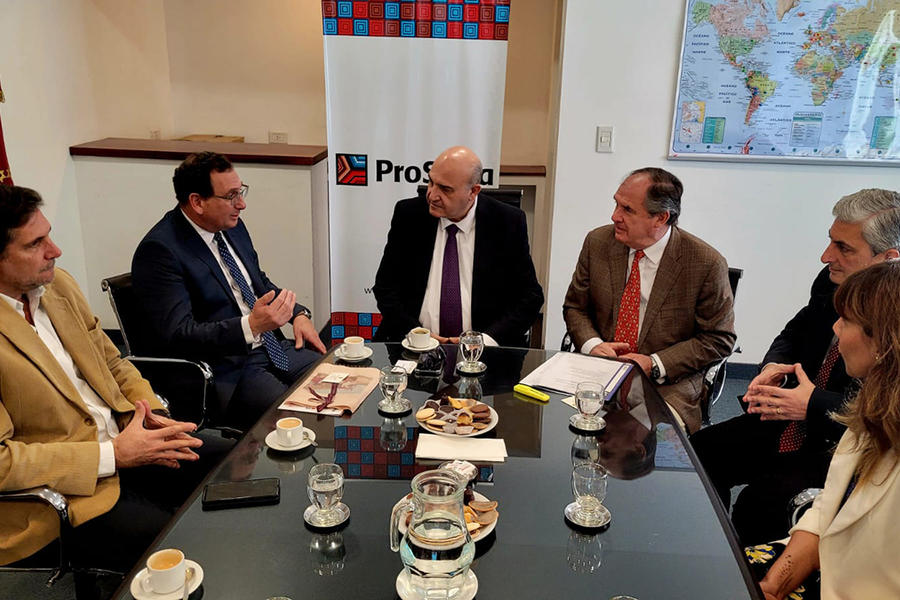 Reunión del Sr. Embajador de Siria, Dr. Sami Salameh, con autoridades de ProSalta | Julio 25, 2022 (Foto: Fundación ProSalta)