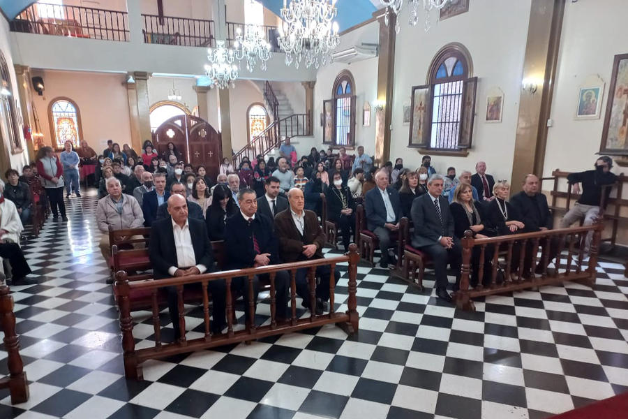 Monseñor Santiago El Khoury ofició misa en la Parroquia San Jorge | Salta, Julio 24, 2022 (Foto: Parroquia San Jorge)