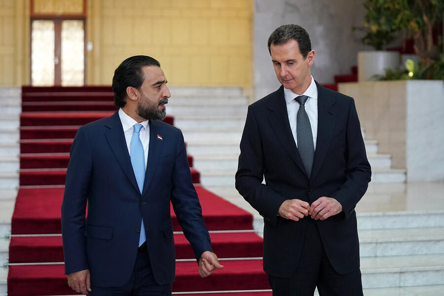 El presidente de Siria recibe a delegación de la Unión Parlamentaria Árabe | Damasco, febrero 26, 2023 (Foto: Presidencia Siria)