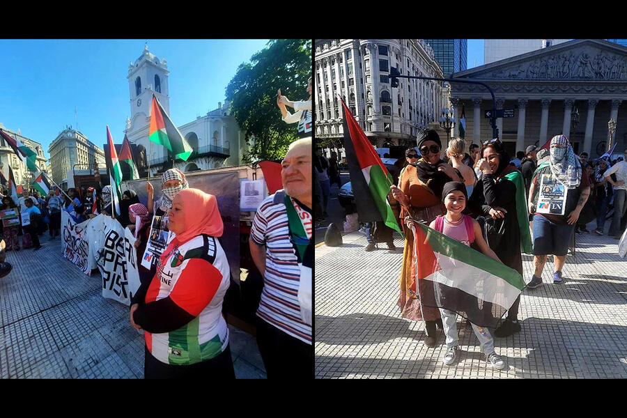 Concentración en Plaza de Mayo en apoyo al pueblo palestino | Buenos Aires, Noviembre 11, 2023 (Fotos: ANRed)