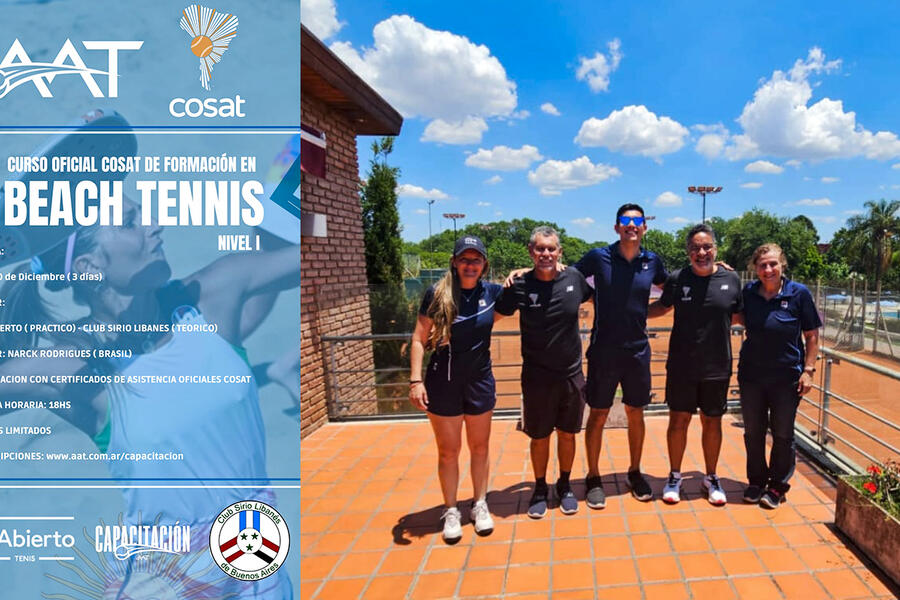 Curso de Formación en Beach Tennis Nivel 1 (AAT - CSLBA) | Diciembre 2023