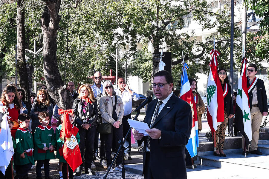 Acto oficial por el 78º aniversario de la Independencia de la República Árabe Siria en Santiago del Estero | Abril 17, 2024 (Foto: SSL Santiago del Estero)