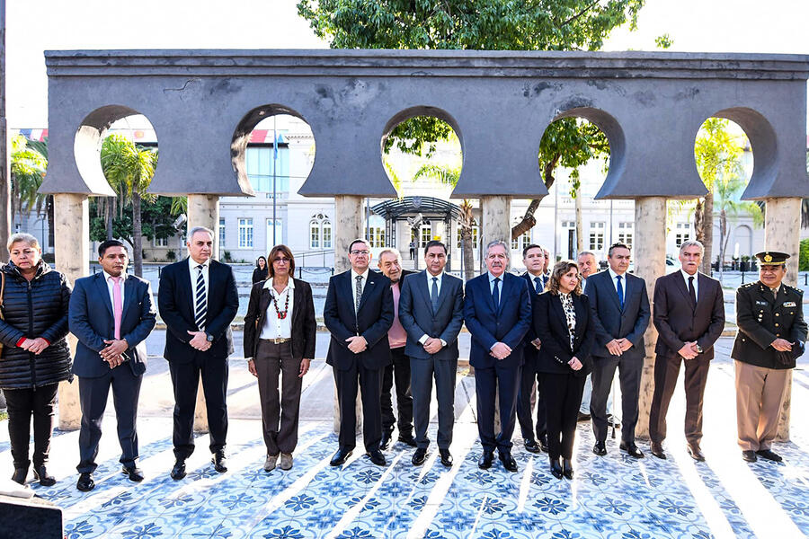 Acto oficial por el 78º aniversario de la Independencia de la República Árabe Siria en Santiago del Estero | Abril 17, 2024 (Foto: SSL Santiago del Estero)