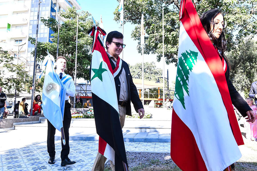 Acto oficial por el 78º aniversario de la Independencia de la República Árabe Siria en Santiago del Estero | Abril 17, 2024 (Foto: SSL Santiago del Estero)