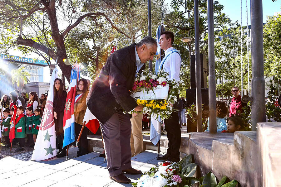 Acto oficial por el 78º aniversario de la Independencia de la República Árabe Siria en Santiago del Estero | Abril 17, 2024 (Foto: SSL Santiago del Estero)