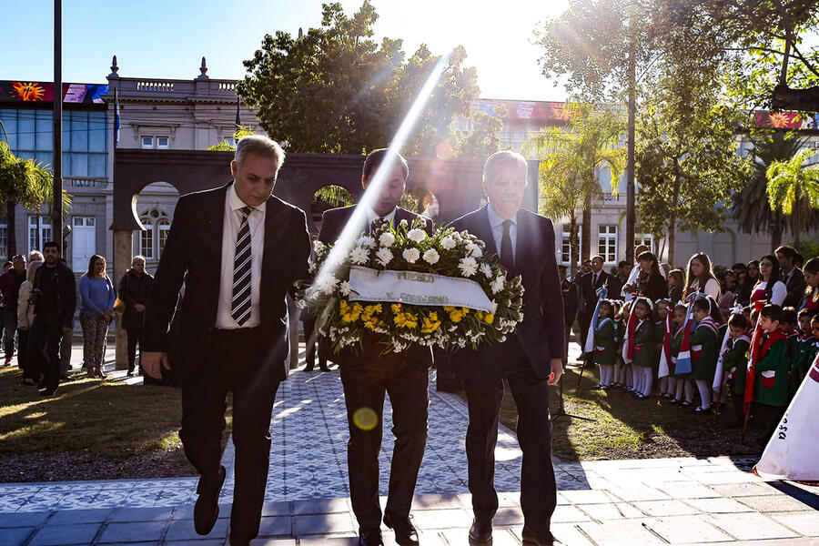 Acto oficial por el 78º aniversario de la Independencia de la República Árabe Siria en Santiago del Estero | Abril 17, 2024 (Foto: SSL Santiago del Estero)