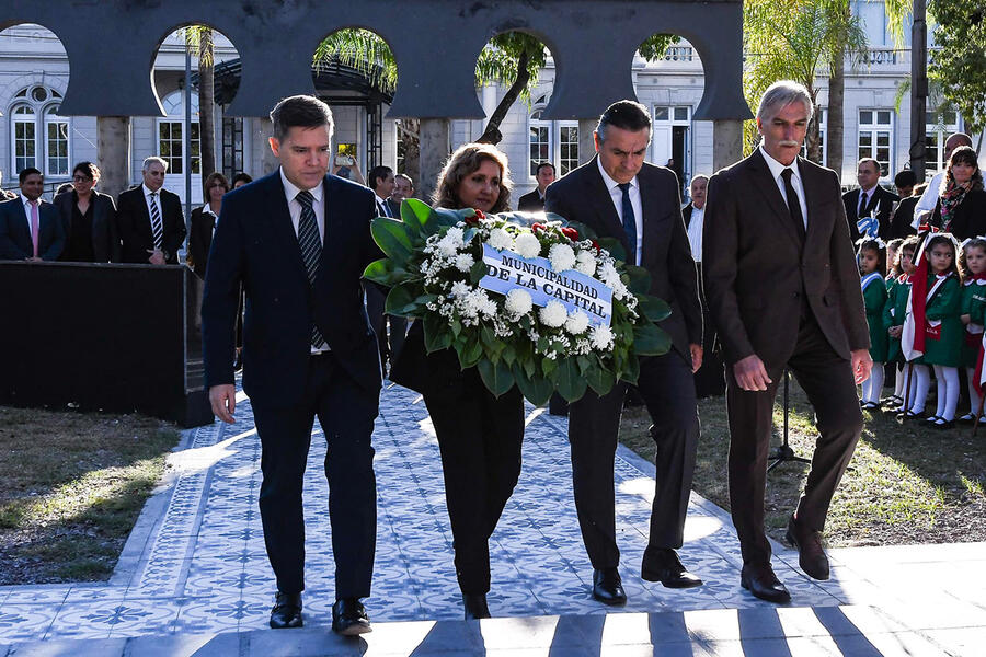 Acto oficial por el 78º aniversario de la Independencia de la República Árabe Siria en Santiago del Estero | Abril 17, 2024 (Foto: SSL Santiago del Estero)